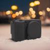 AEXUTDA Case for Ricoh GRIII GRIIIX Camera, Soft Silicone GRIII GRIIIX Camera Case Cover with Detachable Lens Cover Lightweight Skin FriendlyBlack view 2