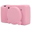 AEXUTDA Case for Ricoh GRIII GRIIIX Camera, Soft Silicone GRIII GRIIIX Camera Case Cover with Detachable Lens Cover Lightweight Skin FriendlyPink view 1