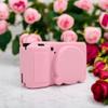 AEXUTDA Case for Ricoh GRIII GRIIIX Camera, Soft Silicone GRIII GRIIIX Camera Case Cover with Detachable Lens Cover Lightweight Skin FriendlyPink view 2