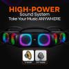 Pyle 160W Dual 5-Inch Bluetooth Boombox Speaker with True Wireless Stereo  Deep Bass, Crisp Treble, LED Display, Built-in Rechargeable Batteries  Large Portable Bluetooth Speaker view 4