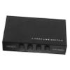 HOMSFOU Portable Port USB Printer Sharing Hub for and USB Devices Compatible Xp Includes Individual Port Buttons Black view 1