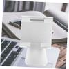 HOMSFOU Multi-Angle Aluminum Charging Dock Holder Adjustable Desktop Tablet Stand Sticky Base for Smartphones and E-Readers Silver view 3