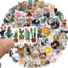 200Pcs Stickers Pack Cute Anime Stickers for Water Bottle, Laptop, Journal, Scrapbook, Computer, Hydroflask, Skateboard, Notebook, Waterproof Vinyl Graffiti Aesthetic Decals view 2