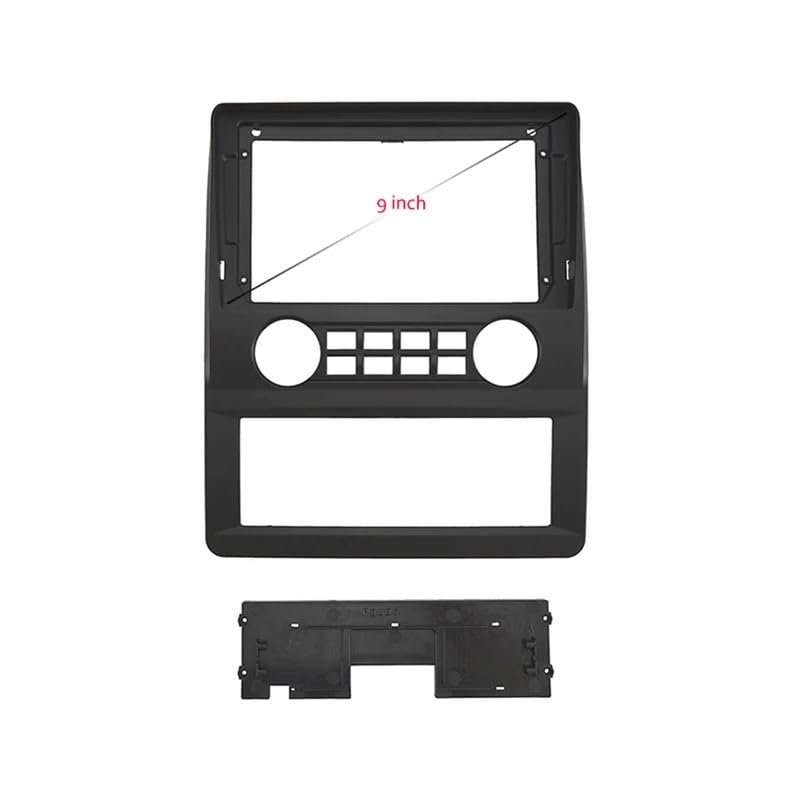 2 Din Head Unit Car Radio Fascia Compatible with VIEW G7 2014-2019 Auto Stereo Audio Player Dash Panel Frame Kit Bezel Faceplate(2014-2018)