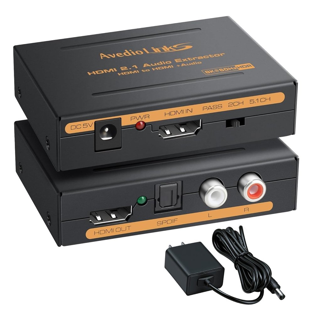 avedio links 8K@60Hz 4K@120Hz HDMI Audio Extractor Splitter