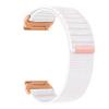 20mm/ 22mm/ 26mm Watch Band For Garmin Fenix 5 6 7 8 Pro Sapphire Solar Forerunner 965 955 935 Epix Pro Gen 2 47mm 51mm Quick Fit 20 22 26 Watch Bands Replacement Men Women (White-Rose Gold Buckle, Quick-fit 26mm) view 1
