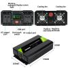 Pure Sine Wave Inverter 12V/24V/48V to 110V/220V Car Converter Power Inverter with LCD Display and USB Port-Remote Control for Motorhomes,Truck,Boat,Camping,Household,Van,2500W-DC24V-AC110V view 3