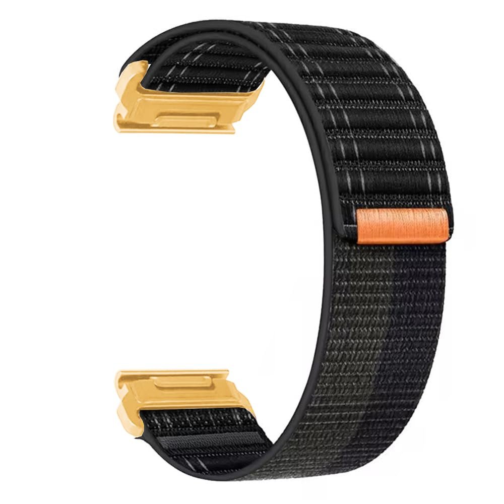 20mm/ 22mm/ 26mm Watch Band For Garmin Fenix 5 6 7 8 Pro Sapphire Solar Forerunner 965 955 935 Epix Pro Gen 2 47mm 51mm Quick Fit 20 22 26 Watch Bands Replacement Men Women (Black-Gold Buckle, Quick-fit 26mm)
