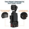FEICHAO Protective Frame Housing Shell with 1/4 Screw Hole Quick Release Base Cold Shoe Mount Expansion Adapter Compatible with Osmo Pocket 3 (Upgraded Version) view 4