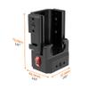 FEICHAO Protective Frame Housing Shell with 1/4 Screw Hole Quick Release Base Cold Shoe Mount Expansion Adapter Compatible with Osmo Pocket 3 (Basic Version) view 2