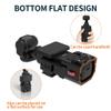 FEICHAO Protective Frame Housing Shell with 1/4 Screw Hole Quick Release Base Cold Shoe Mount Expansion Adapter Compatible with Osmo Pocket 3 (Basic Version) view 3