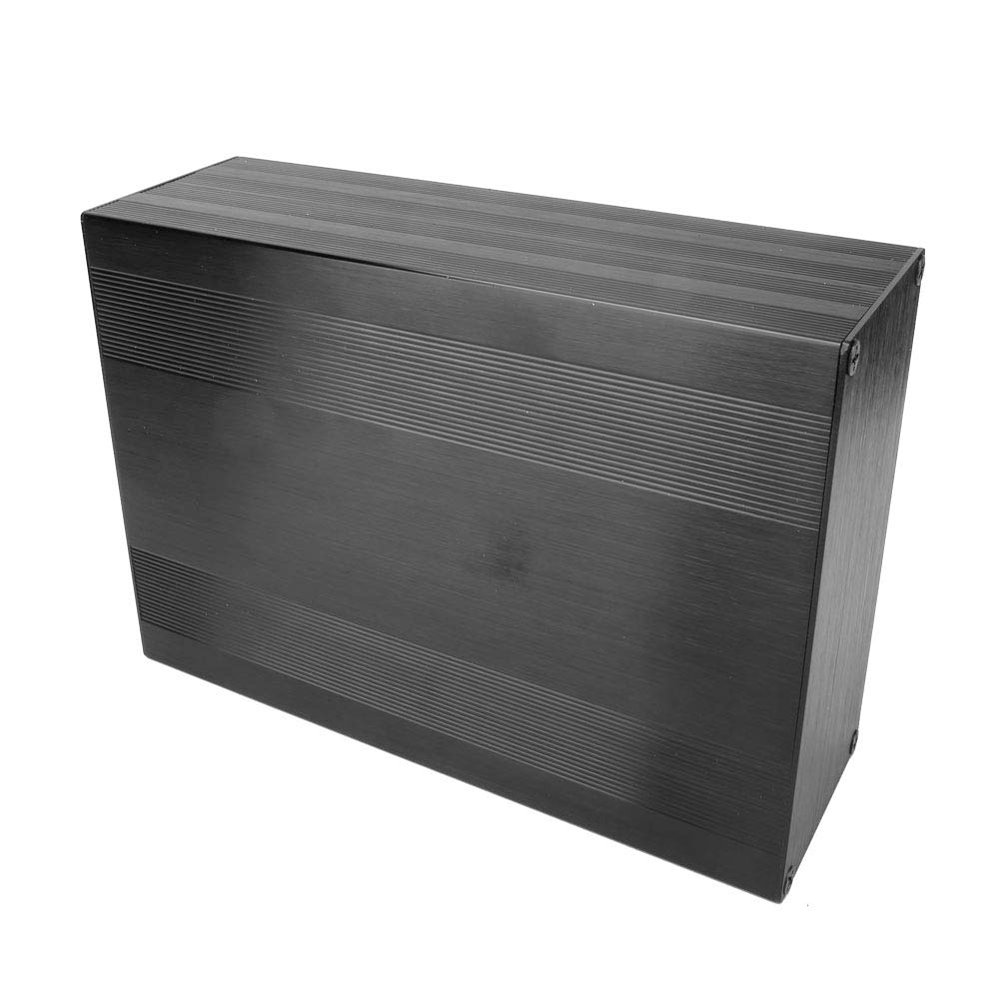 Aluminum Cooling Case Enclosure Electronic Box for Amplifier Circuit & Power Amplifier DIY (200mm Long)