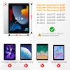 Fintie Keyboard Case with Pocket for iPad 9th/8th/7th Gen Bundle with Anti-Scratch Tempered Glass Screen Protector view 2