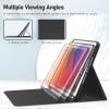 Fintie Keyboard Case with Pocket for iPad 9th/8th/7th Gen Bundle with Anti-Scratch Tempered Glass Screen Protector view 4