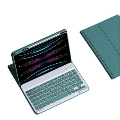AnMengXinLing Keyboard Case for iPad mini 7 (A17 Pro) /Mini 6, Magnetic Detachable Case with Keyboard Built in Pencil Holder for 8.3inch iPad Mini7th/6th Generation,Teal