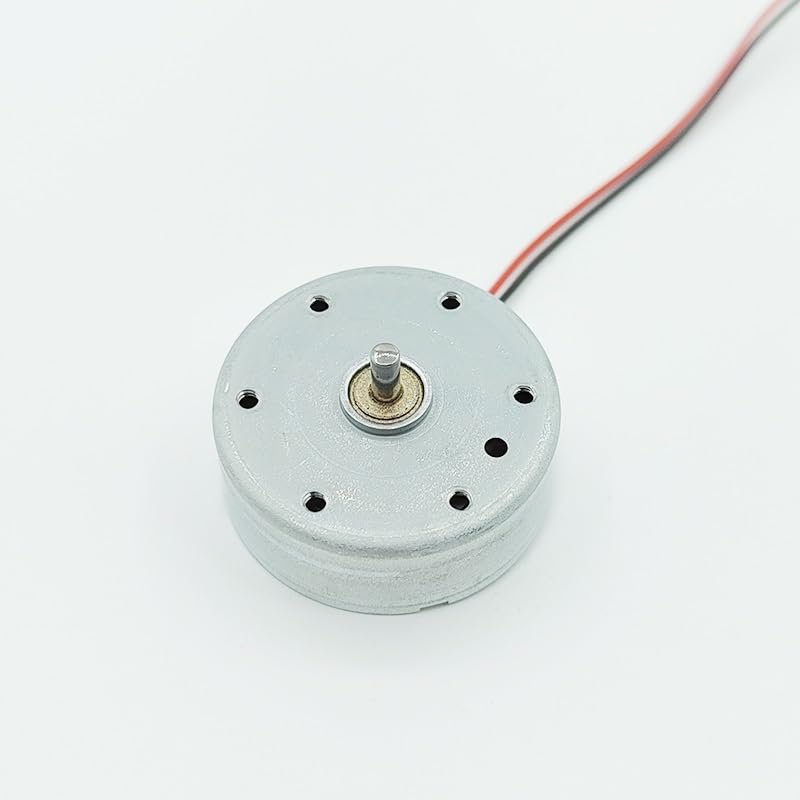 StiNGZjdM RF-400CA-12265 D/V5.9 Spindle Motor Mini 24mm Ultra-Thin Round 400 Electric Motor for Audio CD DVD Player Car