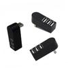 HOMSFOU 2pcs Compact Portable USB Splitter Hub Ports High Data Transfer Lightweight Design for Laptops and Desktop Use Black view 2