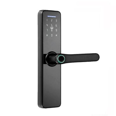 HIONJIN Smart Fingerprint Door Lock with Tuya Password/IC Card Home Security Digital Door Lock(60/701mm)