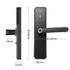 HIONJIN Smart Fingerprint Door Lock with Tuya Password/IC Card Home Security Digital Door Lock(60/701mm) view 2