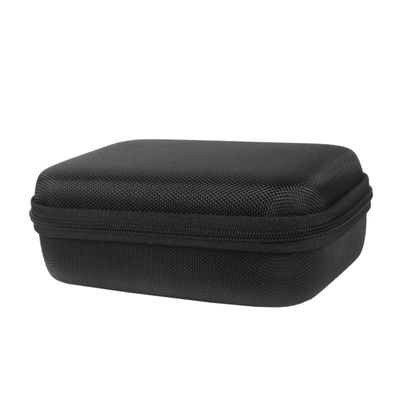 HOMSFOU Eva Hard Disk Storage Organizer Pouch for Digital Accessories USB Cable Bag for Phone Charger Earphone Compact and Portable Design Black