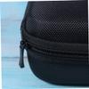 HOMSFOU Eva Hard Disk Storage Organizer Pouch for Digital Accessories USB Cable Bag for Phone Charger Earphone Compact and Portable Design Black view 3