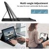 Qindaiwen Keyboard Case for Amazon Fire Max 11 (13th Generation, 2023 Release) with Detachable Bluetooth Keyboard & Slim PU Leather Protective Cover, Sunflower Butterfly view 3