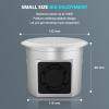 CAICOUSTIC CAIFS2C 5.2" Commercial Install Speakers,70V in-Ceiling Subwoofer,16-watt, 16-ohm Sub+Rough-in Kit for Background view 4