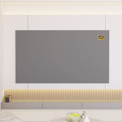 GJHYNT Foldable Projection Screen, 3D/4K 60" 72" 84" 92" 100" 110" 120" Anti-Light Projector Screen, Wall Mounted Movie Screen for Home Theater Office(100 Inch 16:9)