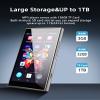 160GB MP3 Player with Leather Protective case, 5" IPS Screen Android Music Player with Play Store, Spotify, Pandora MP3 & MP4 for Kids with Libby, Audible, FM, Voice Recorder, Up to 1TB view 4