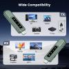 BHGift Wireless HD Transmitter, 165fr/50m Fast Pairing with BHGift Receiver, 4k Decoding 1080P Output HD Video Streaming/Image Transmission, 2025 Upgraded with Indicator Light,Green view 2