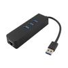 CIYODO USB Hub with Ports and Gigabit Ethernet Adapter for Pc Hot Swappable Extensive Compatibility Supports Ethernet for Laptops and Desktops view 1