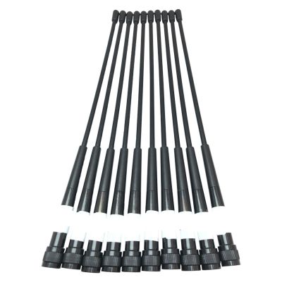 GHZHANG 10PCS Whip Antenna 430-450MHZ TNC Port 4dbi For Sokk-ia For Top-con For South Trimble All Brands Surveying GPS RTK Total Station