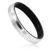 LingoFoto 49mm Lens Filter Adapter Ring for Fuji X100S/X100T/X100F/X100/X70 Camera for 49mm Filters,Lens Hood 49mm Metal Filter Adapter Ring (Silvery) view 2