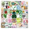 105Pcs Vegan Stickers for Water Bottle and Laptop - Plant-Based Party Favors & Decorations, Waterproof Vinyl Veganism Decals, Vegan Lifestyle and Food Stickers Laptop Decals (Vegetarian) view 1