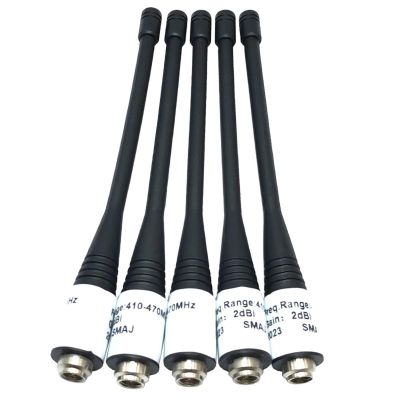GHZHANG 5PCS Antenna 410-470MHz SMA Port GPS Mini Rubber Duck Antenna For Trimble R10 GNSS For Internal Radio