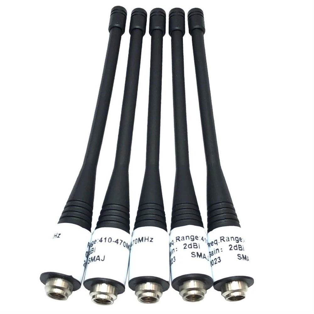 GHZHANG 5PCS Antenna 410-470MHz SMA Port GPS Mini Rubber Duck Antenna For Trimble R10 GNSS For Internal Radio