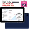 AVAWO Kids Case for Onn 7 inch 2024 Gen 4 (Model 100135924) Tablet (4th Generation, 2024), Light Weight Shock Proof Handle Stand Case for Walmart Onn 7 Tablet (Just Fit 7" 2024, 4 Gen), Purple view 2