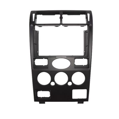 Car Front Side Air Outlet Vent Frame Trim Compatib 9 Inch Car Frame Fascia Adapter/Fit for Ford Mondeo MK3 2001-2003 Android Radio Audio Dash Fitting Panel Kit ABS Silver Car Stereo Radio Fascia Beze
