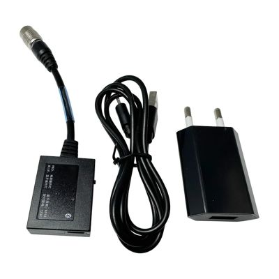 GHZHANG Bluetooth Adapter For Pentax Hirose 6 Pin with Charger and Cable To USB For Pentax Total Station Pentax LY Bluetooth Data Cable(2 plug)