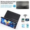 Qindaiwen Keyboard Case for iPad (A16) 11th/10th Generation (11/10.9 Inch, 2025/2022), Detachable Bluetooth Keyboard, Thin & Light Folio Cover, Universe Swirling view 3