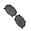 Unifizz 2pcs Car Grill Mesh Protector Speaker Cover Black Woofer Subwoofer Grill 10 Inch view 2