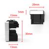 16 Pin GPU PCI-e 5.0 180 Degree Angled Connector+12VHPWR 16Pin(12+4P) Sleeve Modular Cable view 2