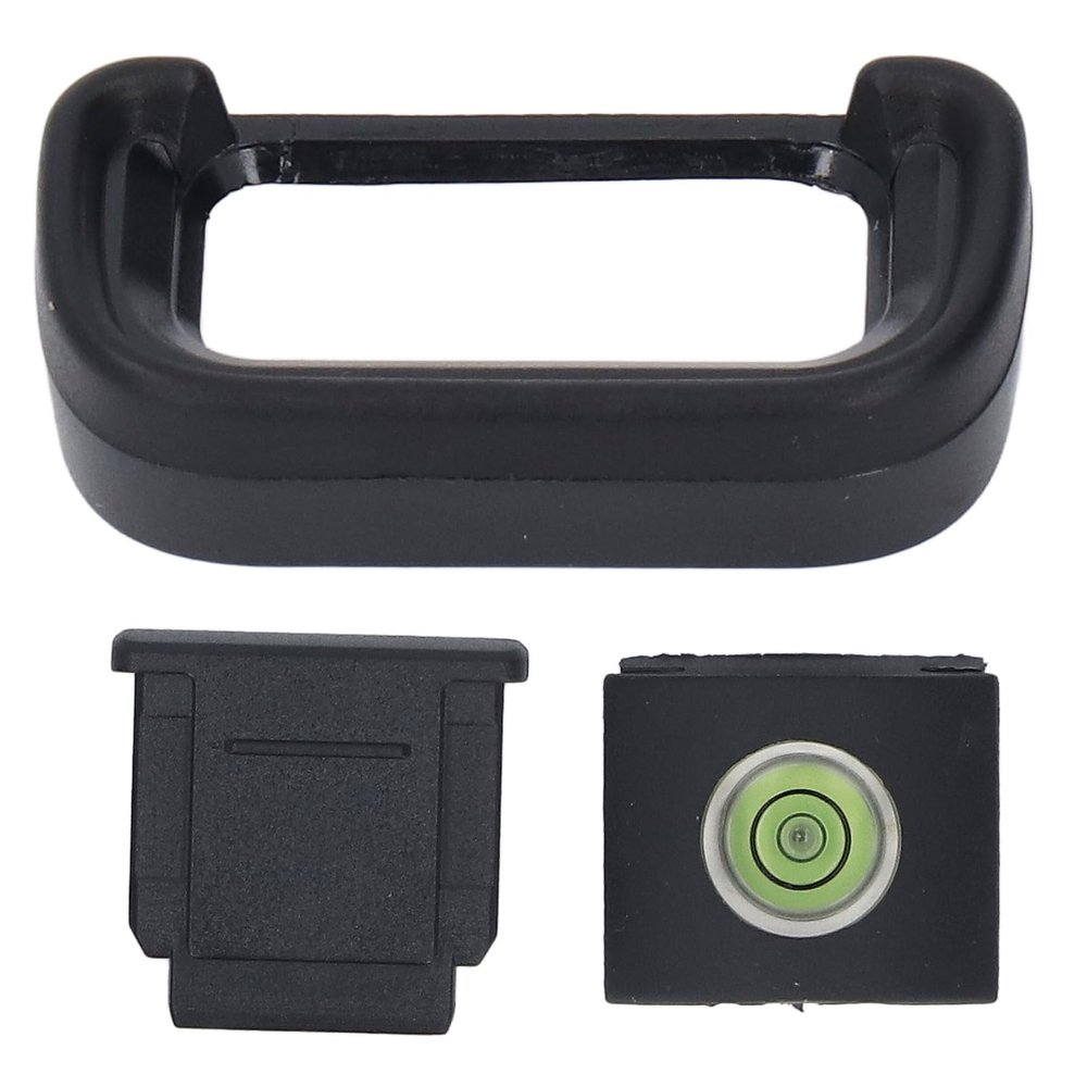 Acouto Eye Cup, Hot Shoe Cover for A6700 Camera Viewfinder Eyepiece, Level, Camera Viewfinder Eyepiece, Camera Eyecup, Camera Eye Cup