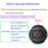 40.5mm Lens Cap Cover for Sony Alpha A6400 A6300 A6100 A6000 a5100 A5000 A6700 A6600 E PZ 16-50mm f/3.5-5.6 OSS,FE 28-60mm f/4-5.6 Lens,40.5mm Filter Thread[2 Pack] view 3