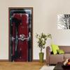 VIRANDA 3D Door Stickers Murals Peel and Stick DIY Wallpaper Removable PVC Waterproof Decals Self-Adhesive Wall Covers - Iron - Poster for Bedroom Living Room Decor 30.3 x 78.7 inch view 2