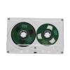 Reel to Reel Blank Cassette Tape, 50 Minutes Recording, Normal Bias Double Sided, Metal Sound Cassette Tape with Transparent Box (Green) view 1