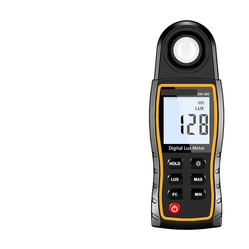 PYPYP Light Meter,Digital Luxmeter, Digital Luxmeter Lux/FC Meter Light Meter for Photography Luminometer Photometer Hand-held Spectrometer 200000Lux Lighting Intensity Brightness Measurement