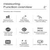 PYPYP Light Meter,Digital Luxmeter, Digital Lux Meter Handheld Luxmeter Professional Luxometer Light Meter High Accuracy Photometer Illuminometer Lighting Intensity Brightness Measurement view 3