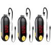 Super Mini Walkie Talkies 3-Pack: Small Rechargeable 2-Way Radios with Earpieces - Discrete Team Communication for Restaurant, Hospital, Retail, Outdoor & Travel view 1