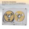 Reel to Reel Blank Cassette Tape, 50 Minutes Recording, Normal Bias Double Sided, Metal Sound Cassette Tape with Transparent Box (Gold) view 3